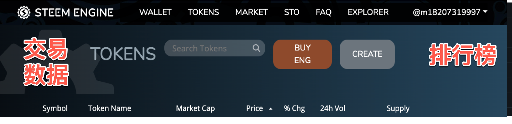 Steem Engine Trading list 20190529